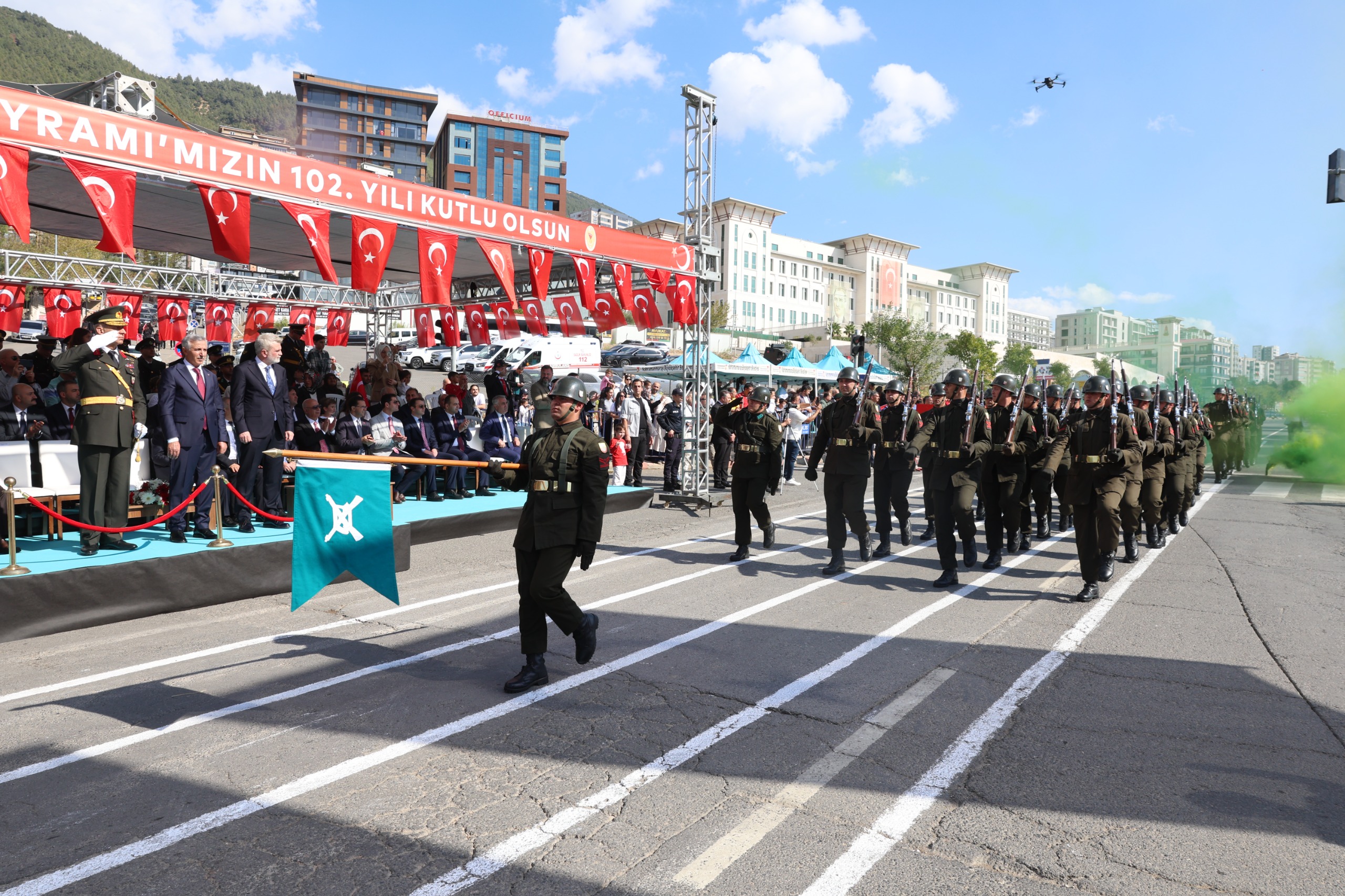 Cumhuriyetin 102. Yılı Kahramanmaraş’ta Coşkuyla Kutlandı