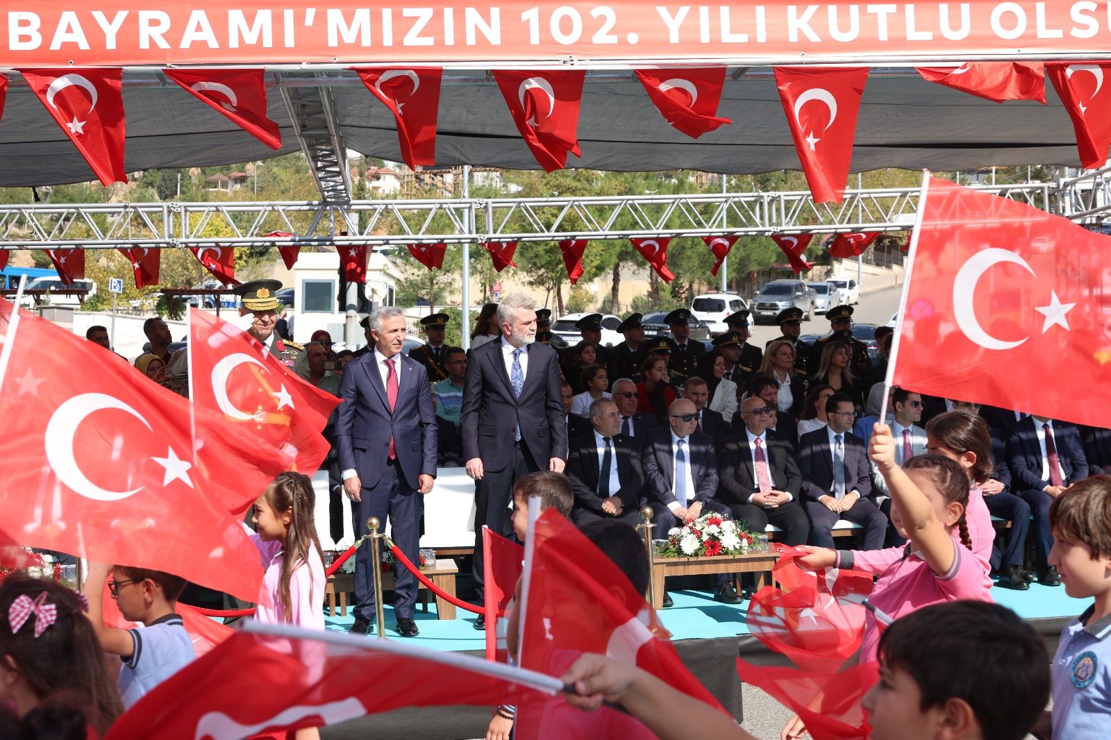 Cumhuriyetin 102. Yılı Kahramanmaraş’ta Coşkuyla Kutlandı