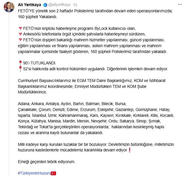 Ali Yerlikaya Paylasim 1