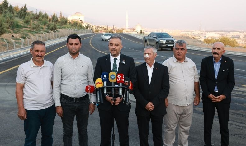 Kahramanmaraş’ta 4 mahalleyi birbirine bağlayan yeni yol açıldı