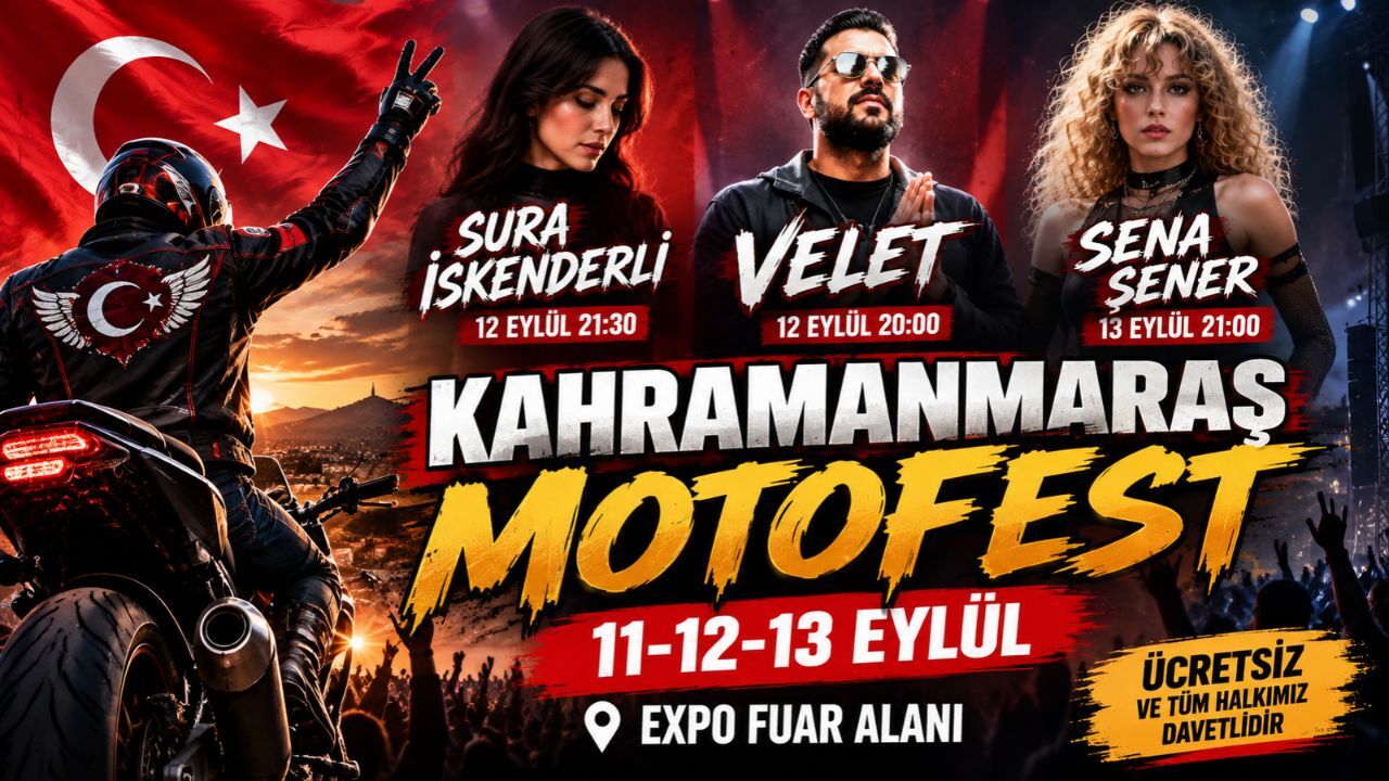 Kahramanmaraş 2. MOTOFEST İçin Geri Sayım Başladı!