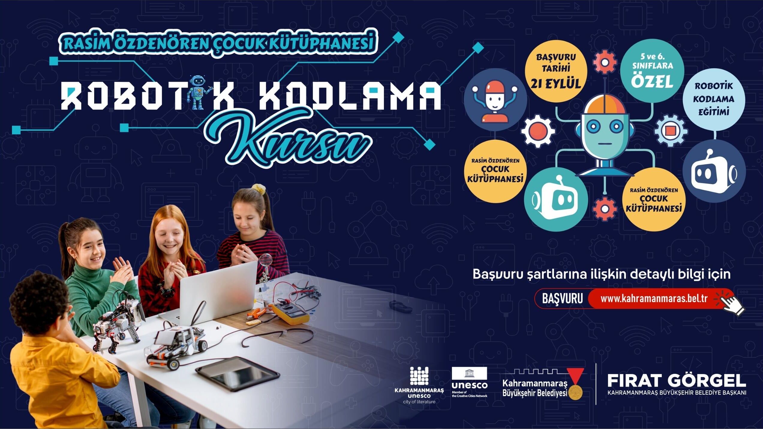 Kahramanmaraş’ta 5 ve 6. Sınıflara Ücretsiz Kodlama Eğitimi